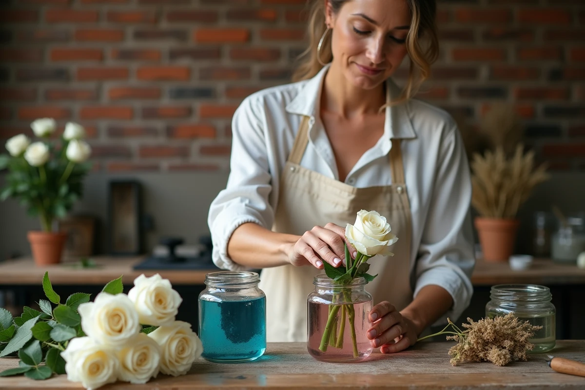 Coloration des fleurs naturelles : techniques et astuces