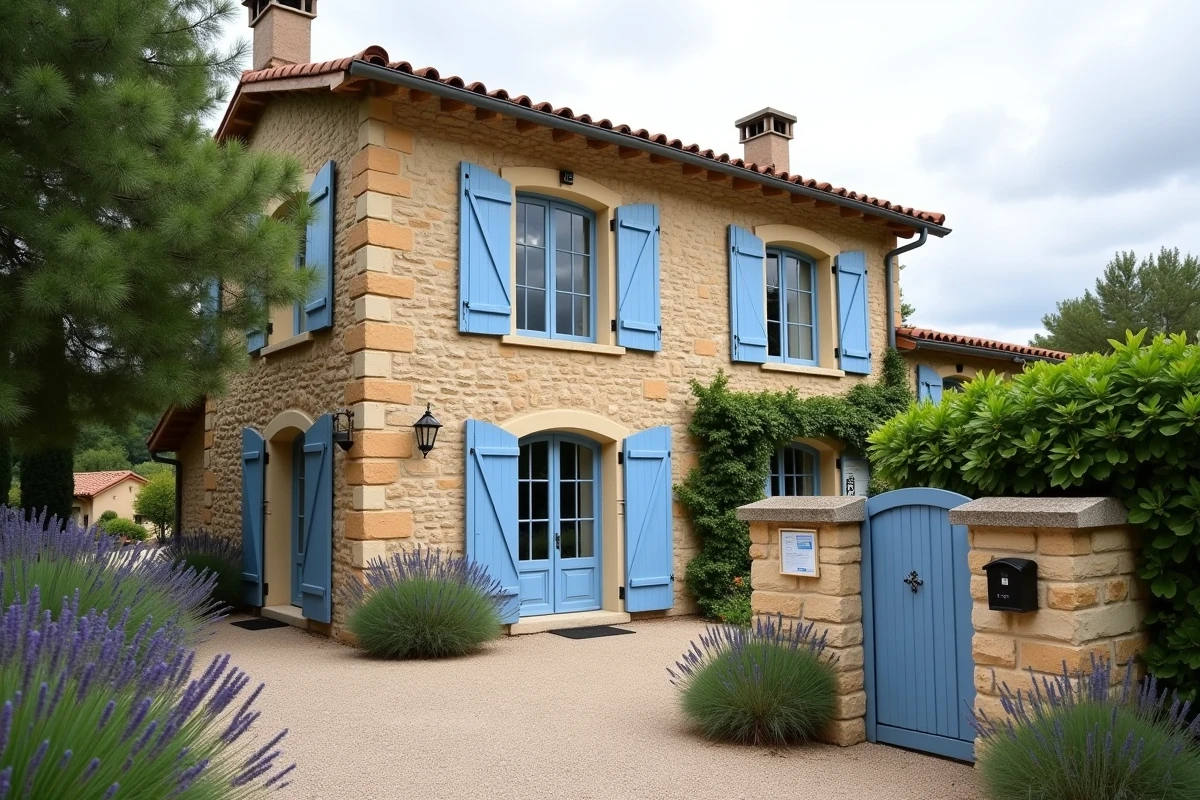 Façade d'une résidence secondaire en Provence soumise à la taxe d'habitation