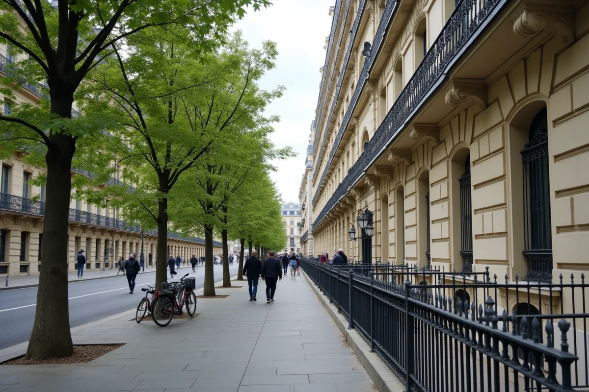 Immeuble haussmannien parisien représentant l'investissement immobilier sous-jacent à une SCPI